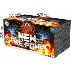 Kompaktní ohňostroj NEW FIRE POWER 64 ran 30mm Kompaktní ohňostroj NEW FIRE POWER 64 ran 30mm