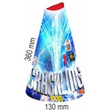 Pyrotechnika Vulkán 1000g - stříbrný práskající