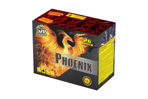 PHOENIX - kompaktní ohňostroj - kompakt 26 ran / 30 mm  