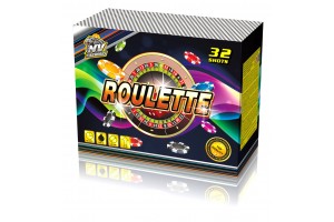 ROULETTE - kompaktní ohňostroj - kompakt 32 ran / 30 mm
