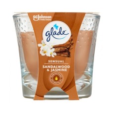 Glade Sensual Sandalwood & Jasmine vonná svíčka 129 g